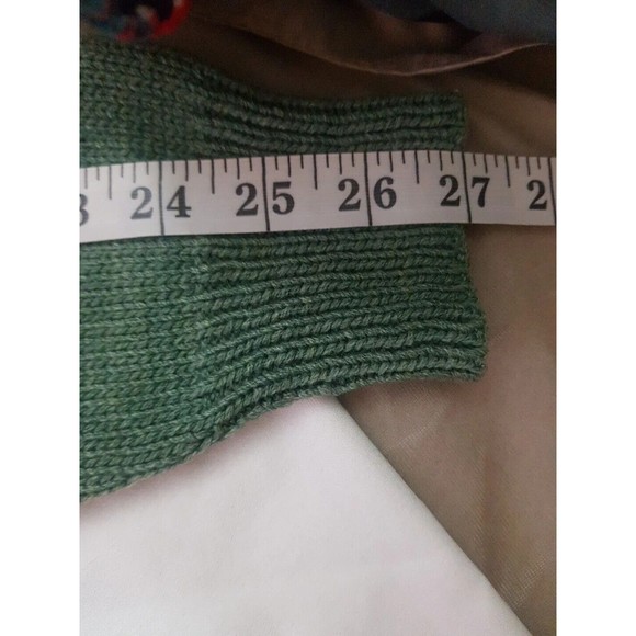 Green Women’s Cardigan Sweater Size Large Button  Chunky Knit Grandmacore Spring - Picture 12 of 13